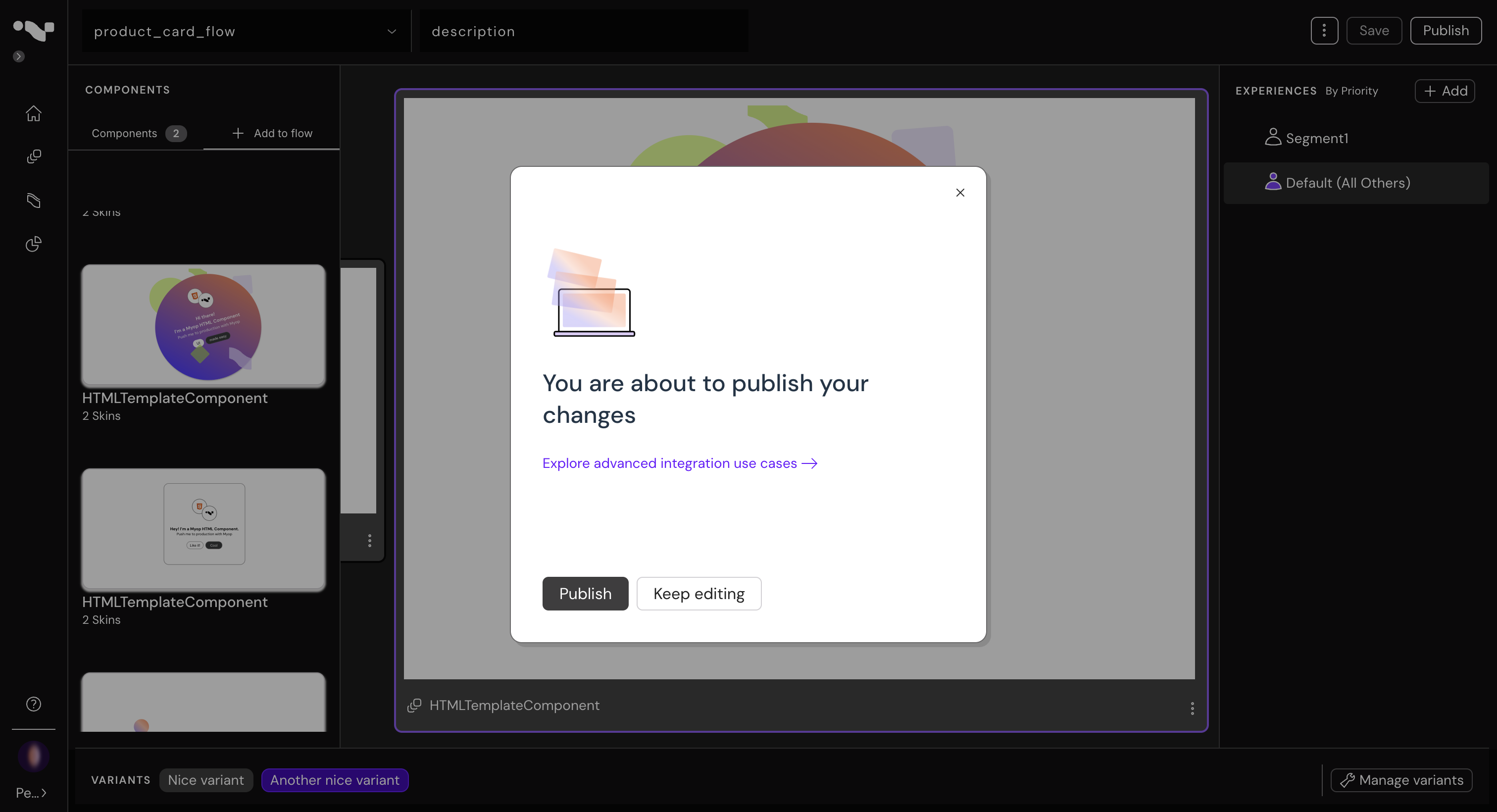 Publish Changes