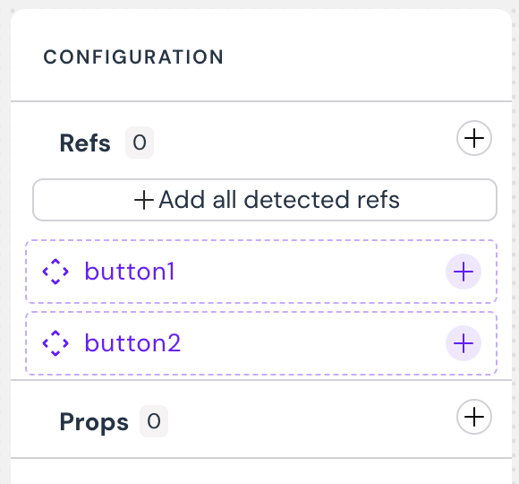 Add detected refs