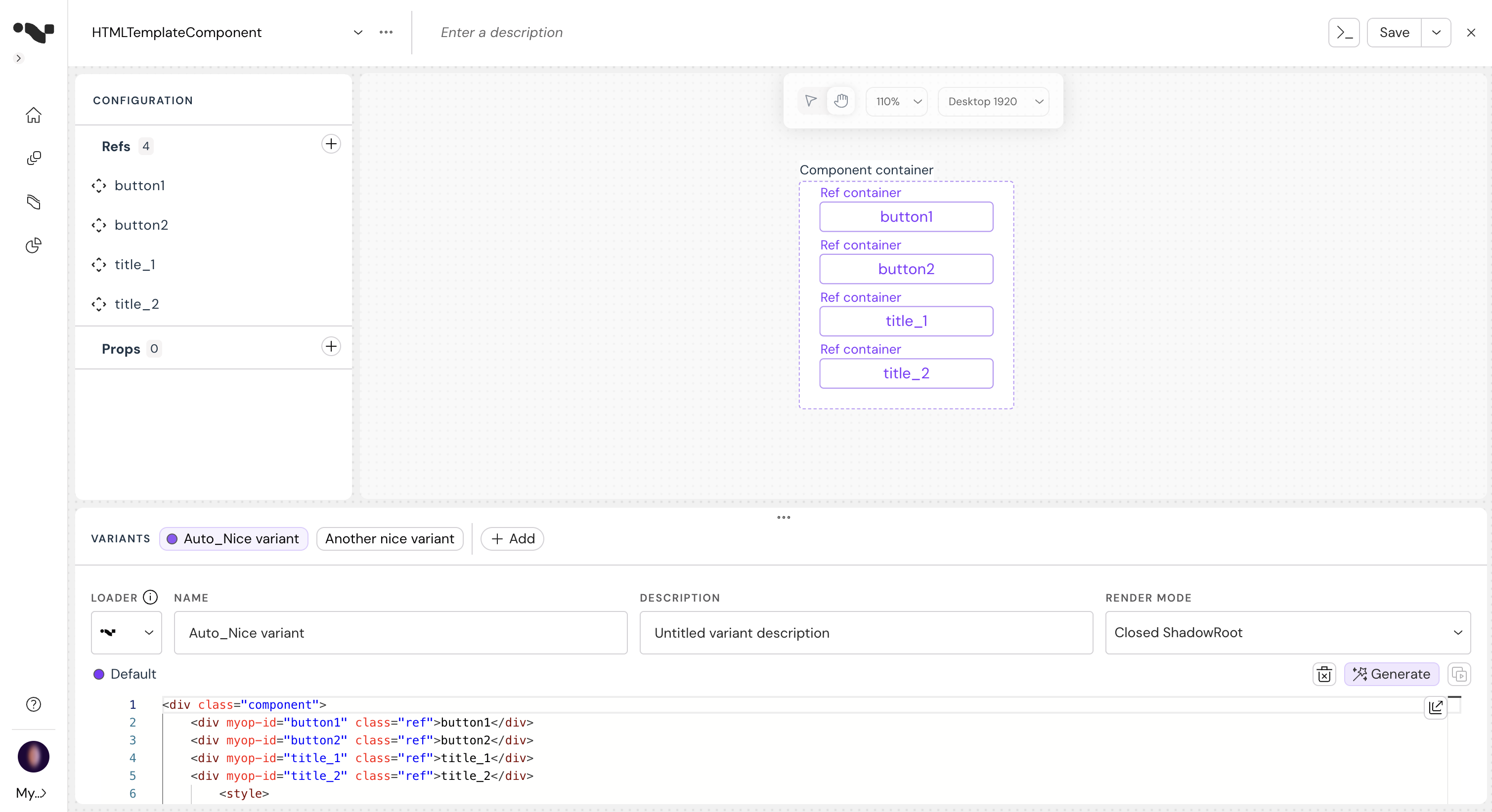 Explore or Add Component Binding Rules